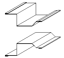 Фасонный элемент для обрамления оконного блока